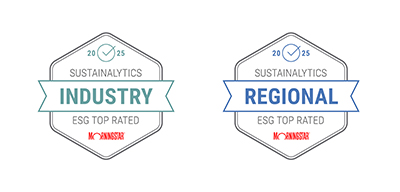 NEPI Rockcastle -Sustainalytics - Industry and Regional ESG Top Rated - 2025